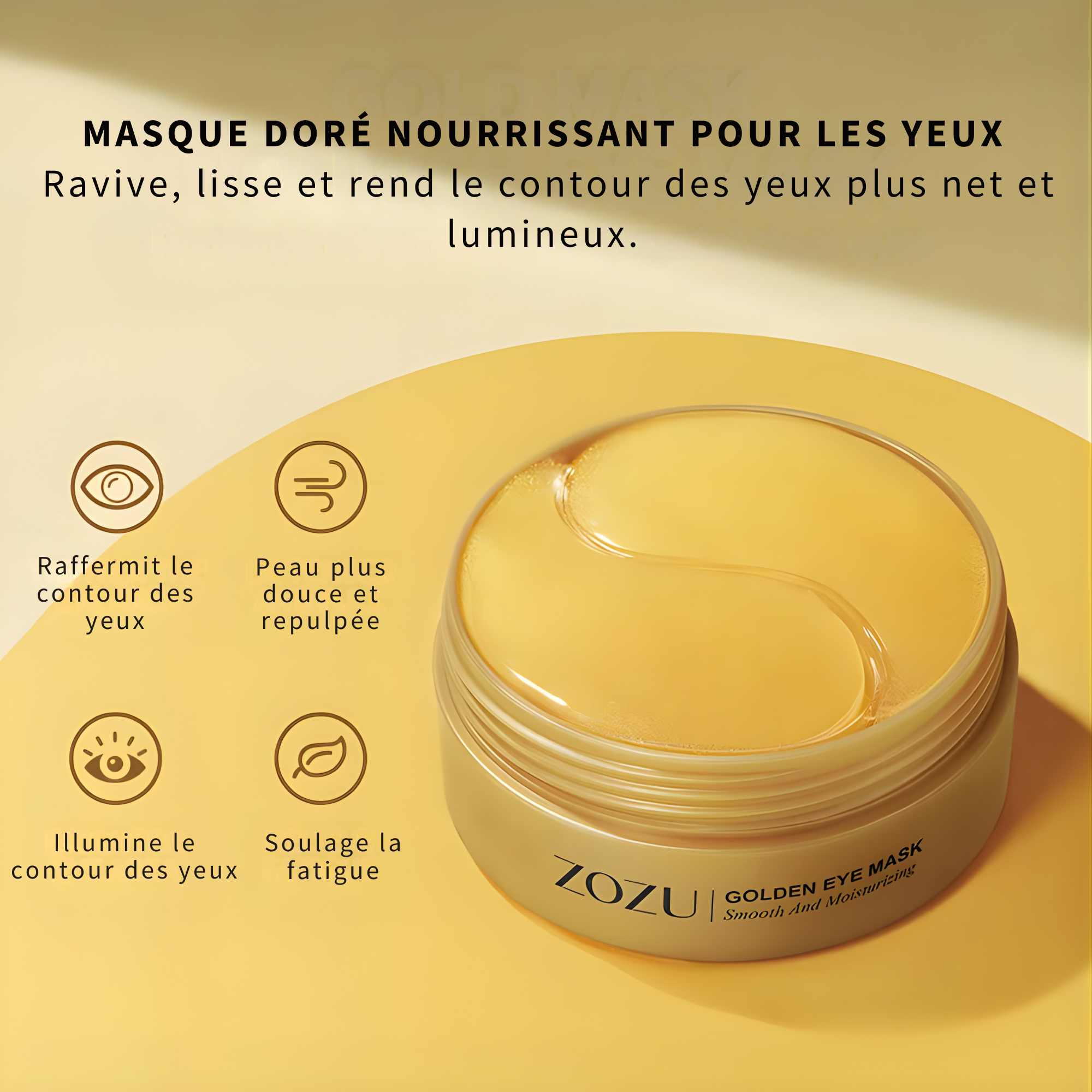 Patchs Yeux Hydrogel ZOZU Avocat