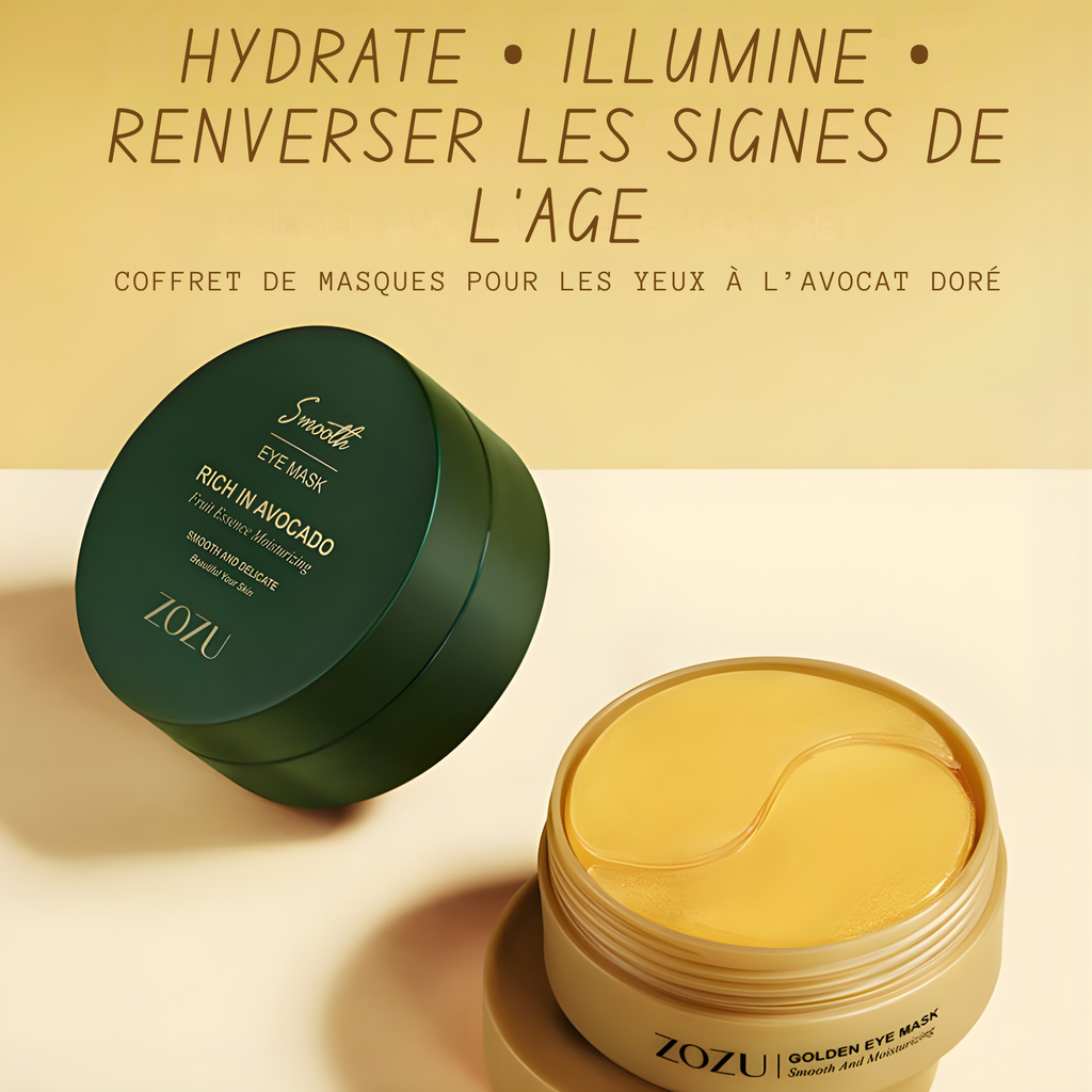 Patchs Yeux Hydrogel ZOZU Avocat