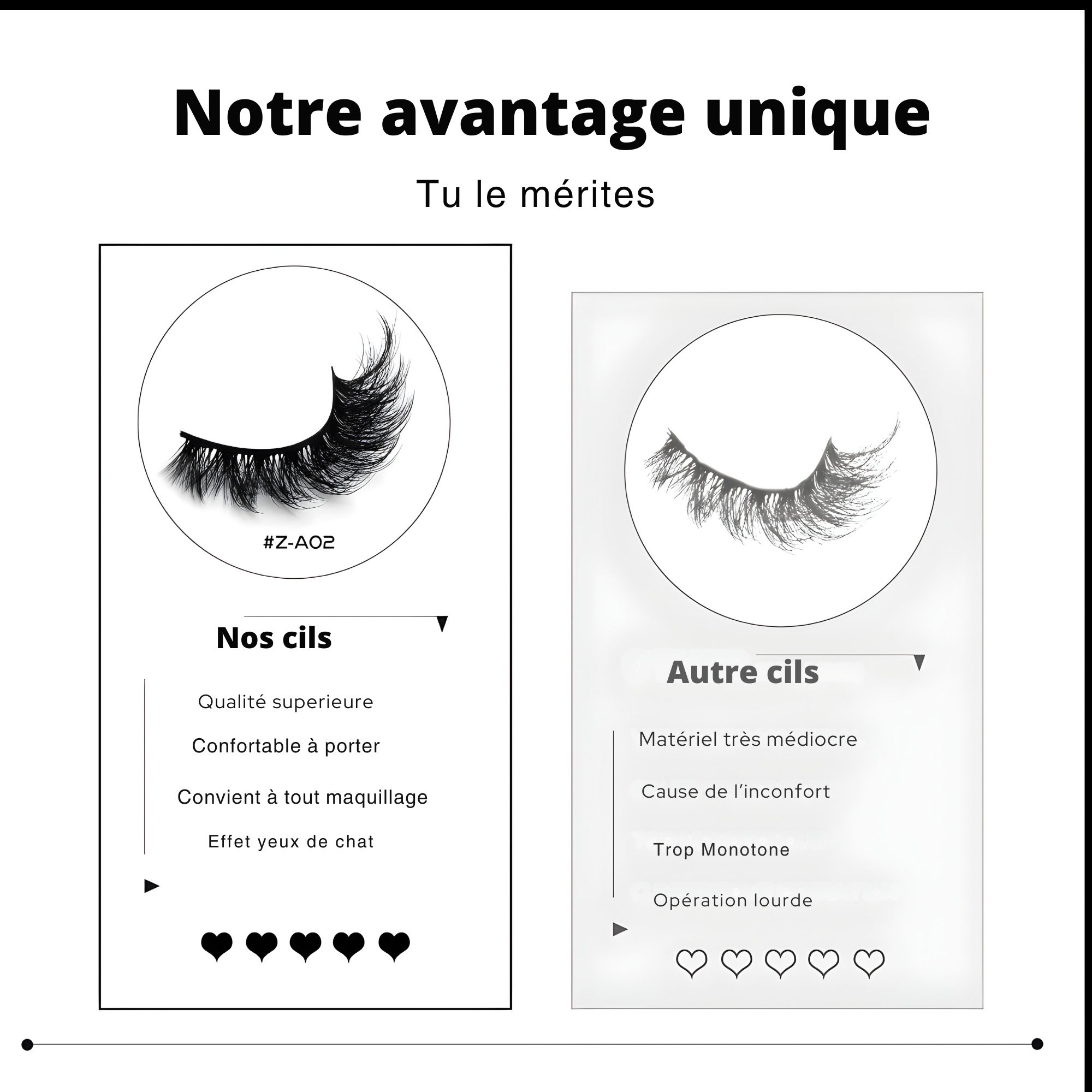 Faux Cils 3D Cat-Eye