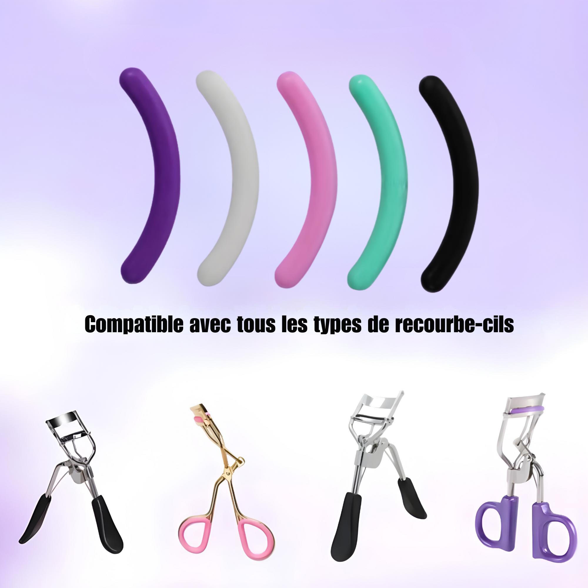 Recharges Recourbe-cils en Silicone (24 pcs)