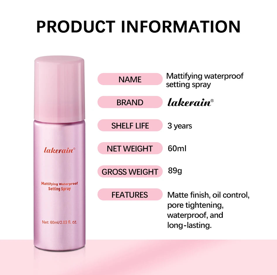 Spray Fixateur Mat & Imperméable Lakerain