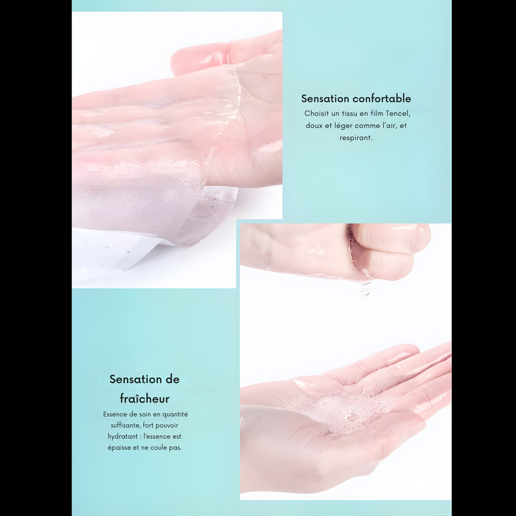 Masques Visage Acide Hyaluronique (Lot de 10)