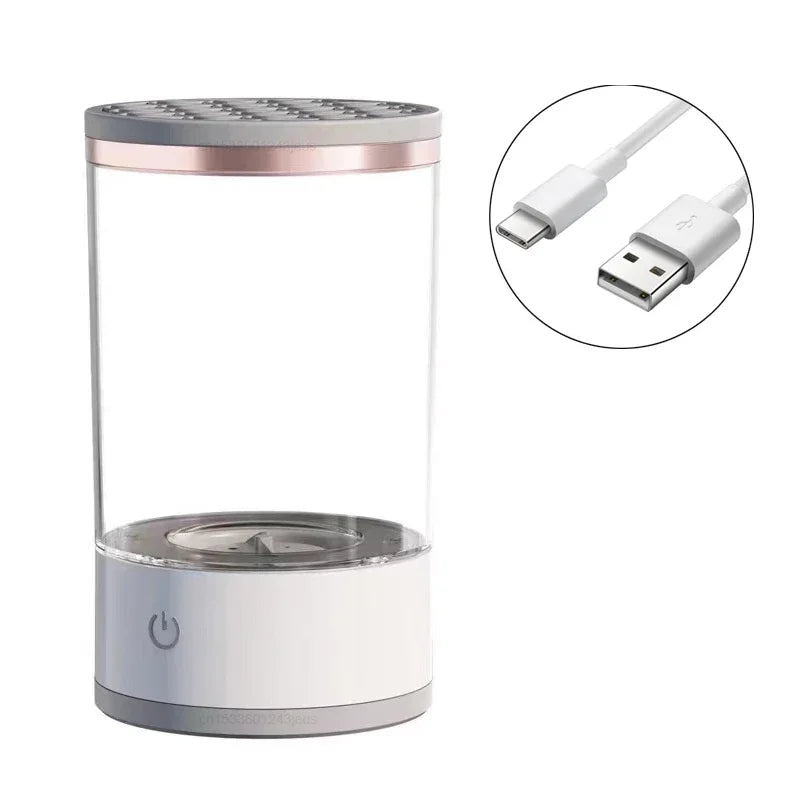 Nettoyeur de Pinceaux de Maquillage Électrique USB