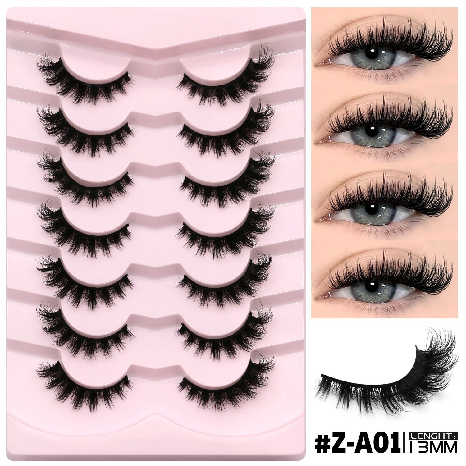 Faux Cils 3D Cat-Eye