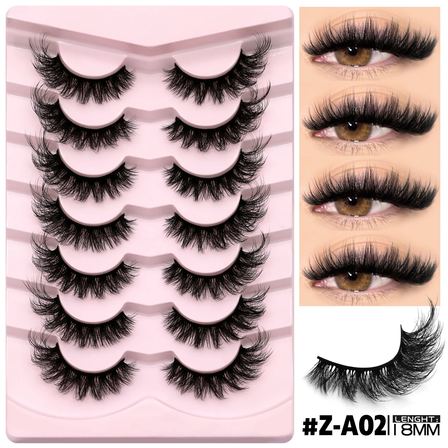 Faux Cils 3D Cat-Eye