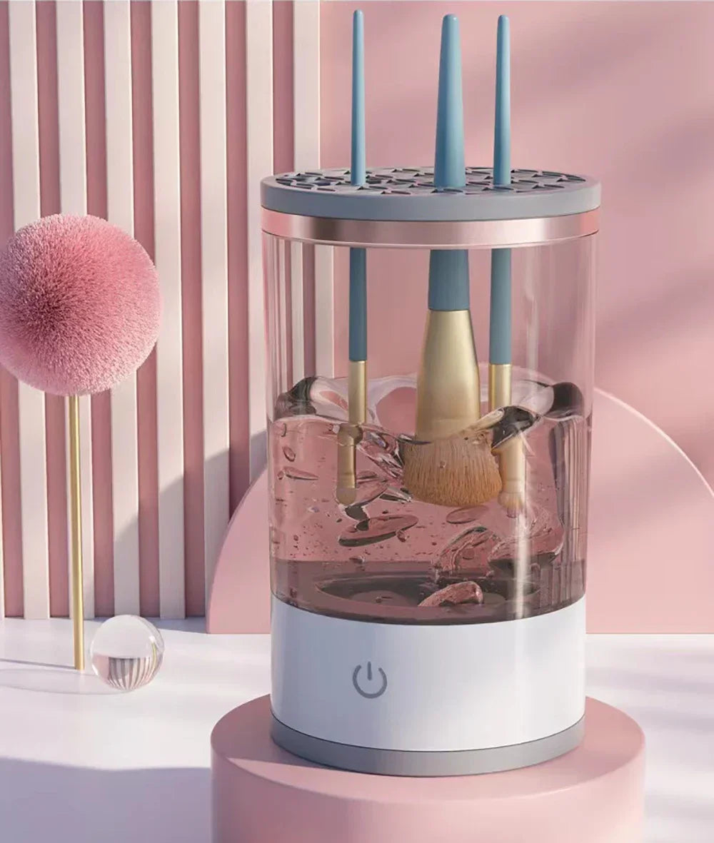 Nettoyeur de Pinceaux de Maquillage Électrique USB
