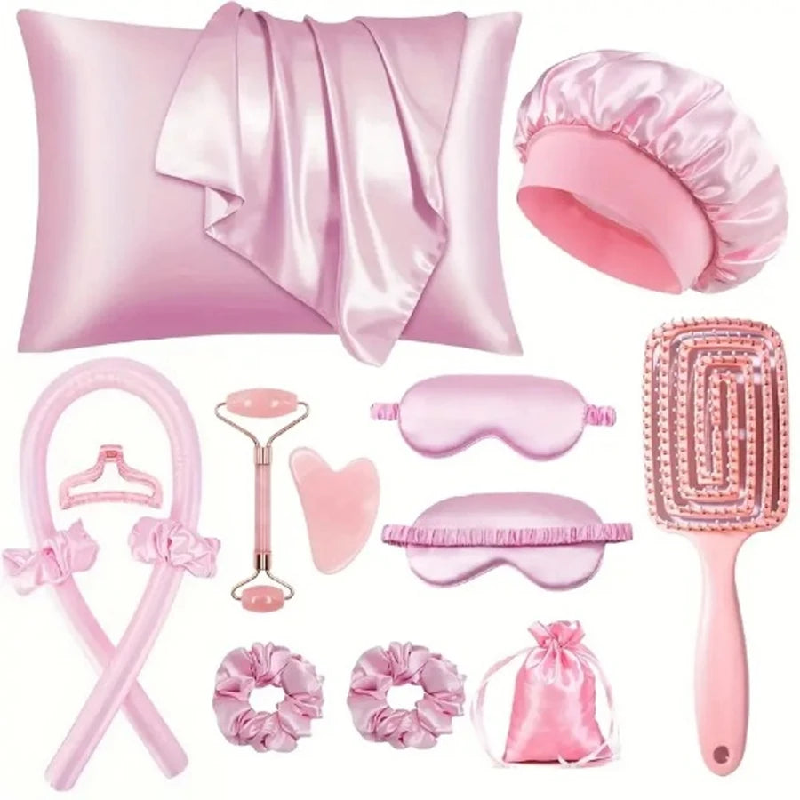Kit cheveux accessoires satin