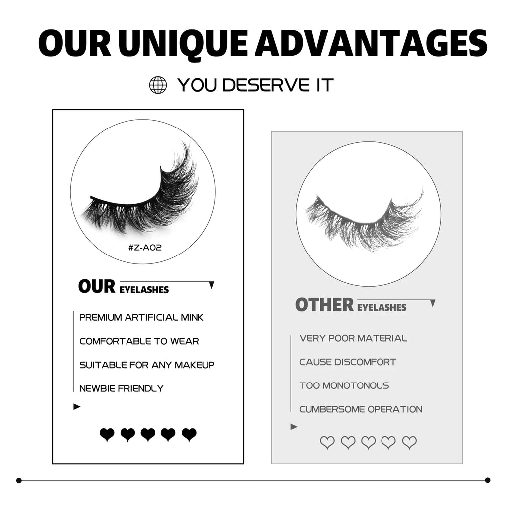 Faux Cils 3D Cat-Eye