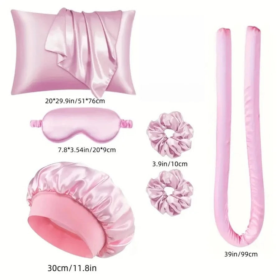 Kit cheveux accessoires satin