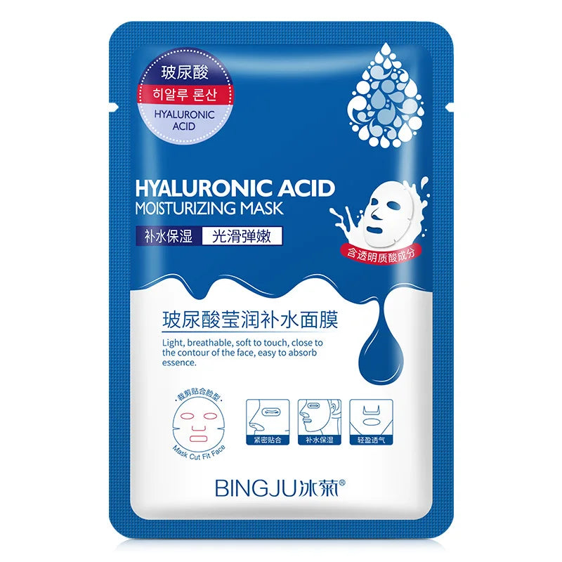 Masques Visage Acide Hyaluronique (Lot de 10)