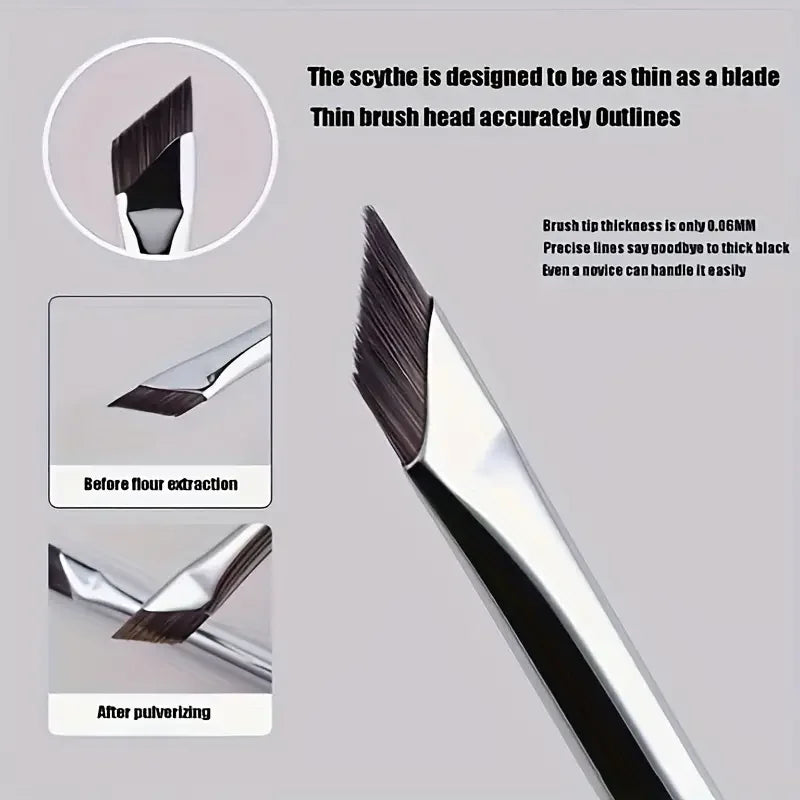 Pinceau eyeliner biseauté ultra-fin 2PCS ou 5PCS