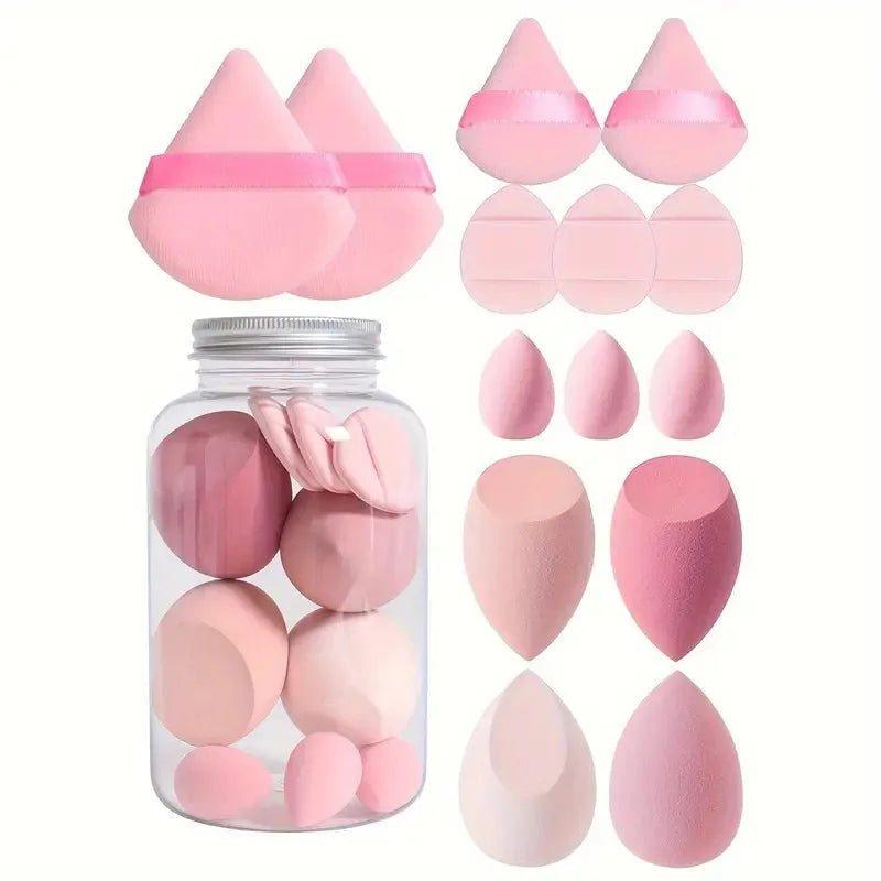 Beauty Blender + mini éponges & houppettes