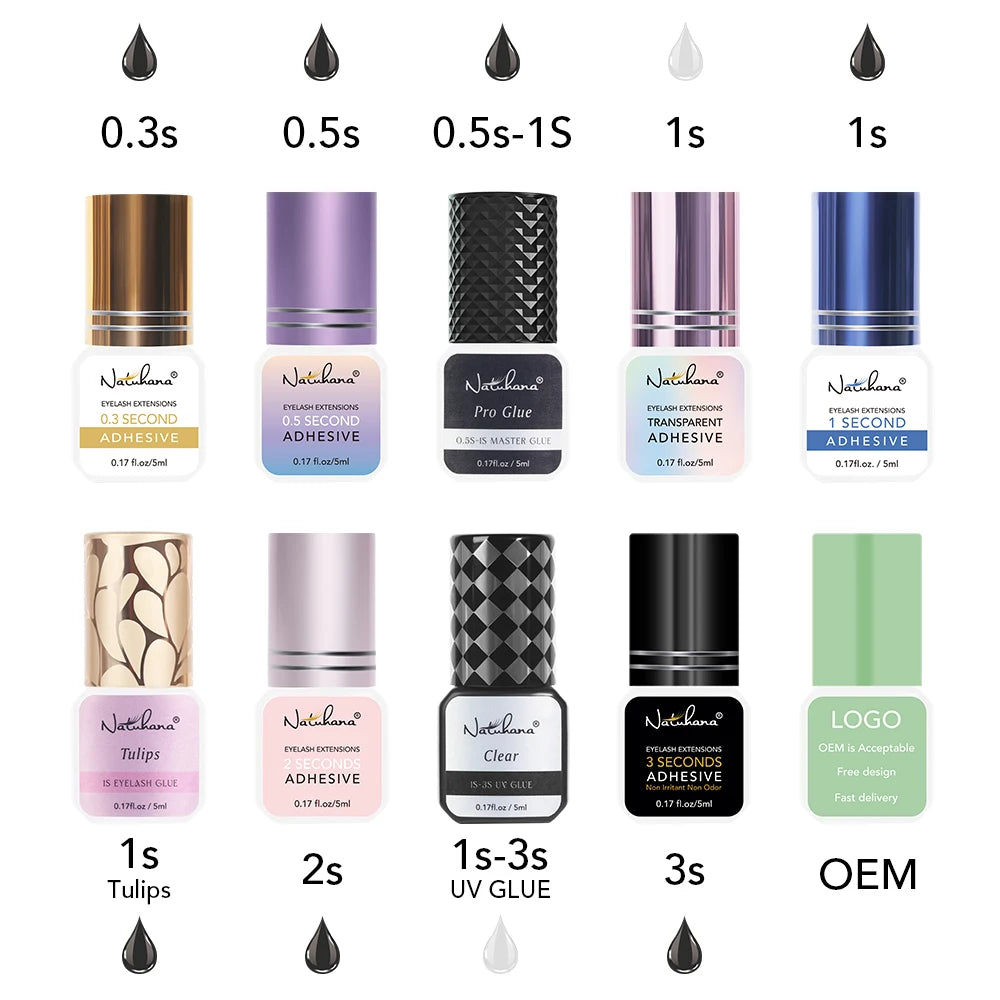 Colle d’extension de cils  NATUHANA 5ml/10ml