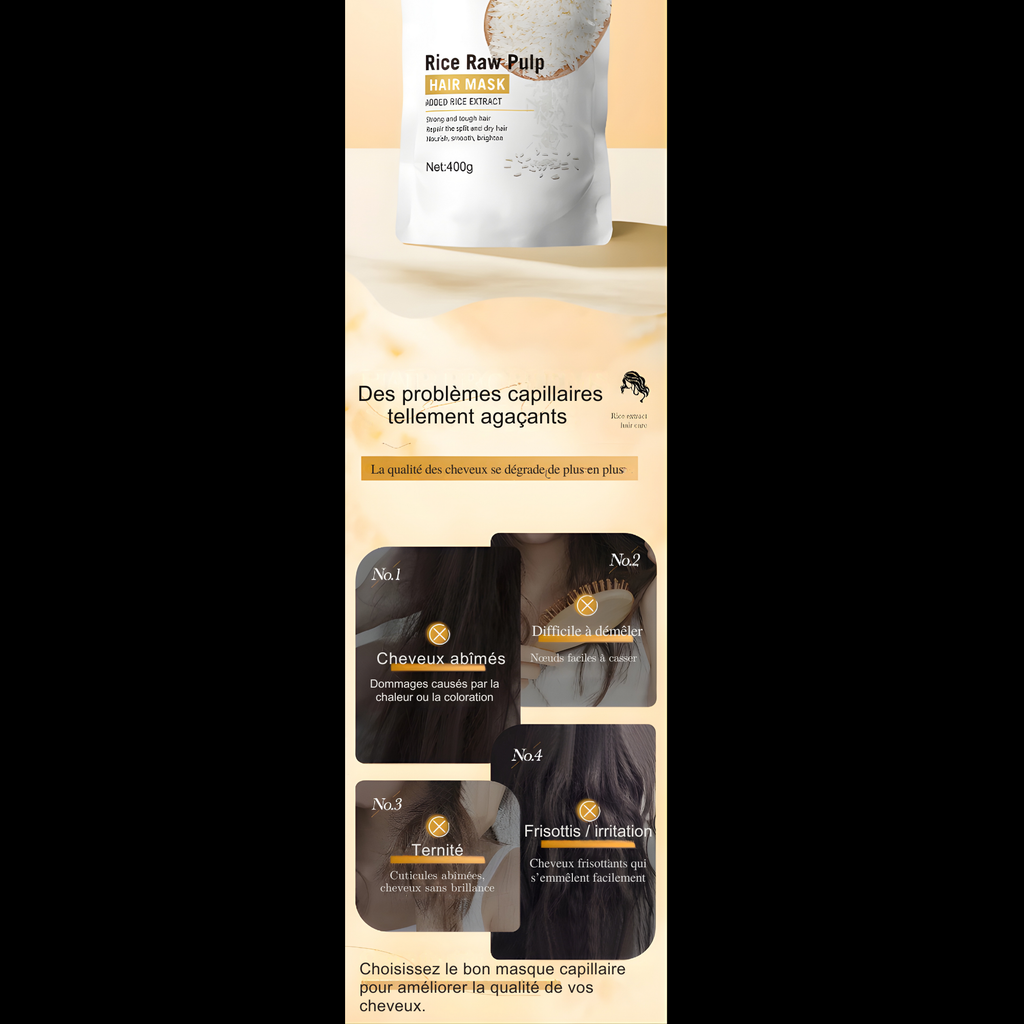 BIOAQUA Rice Raw Pulp