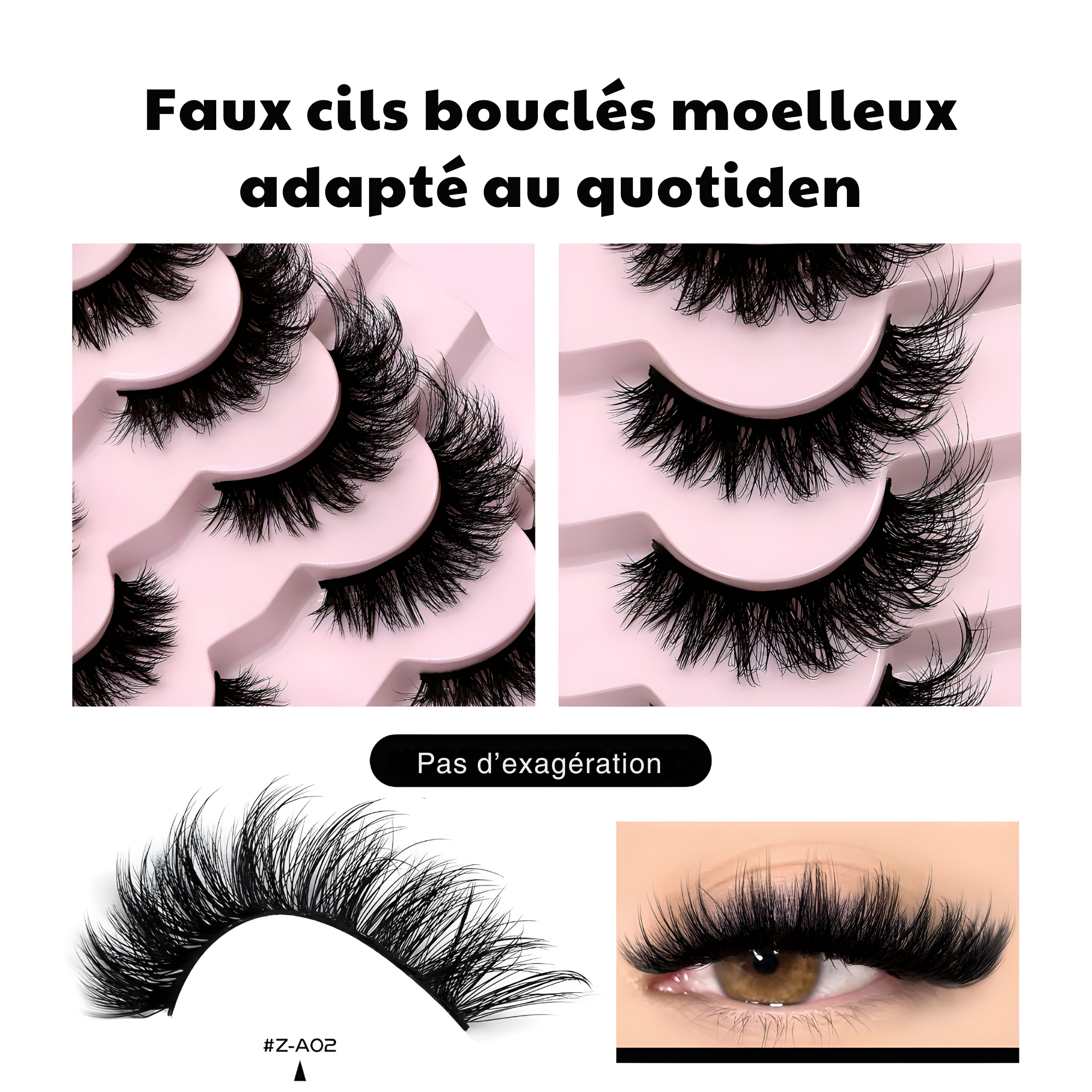 Faux Cils 3D Cat-Eye