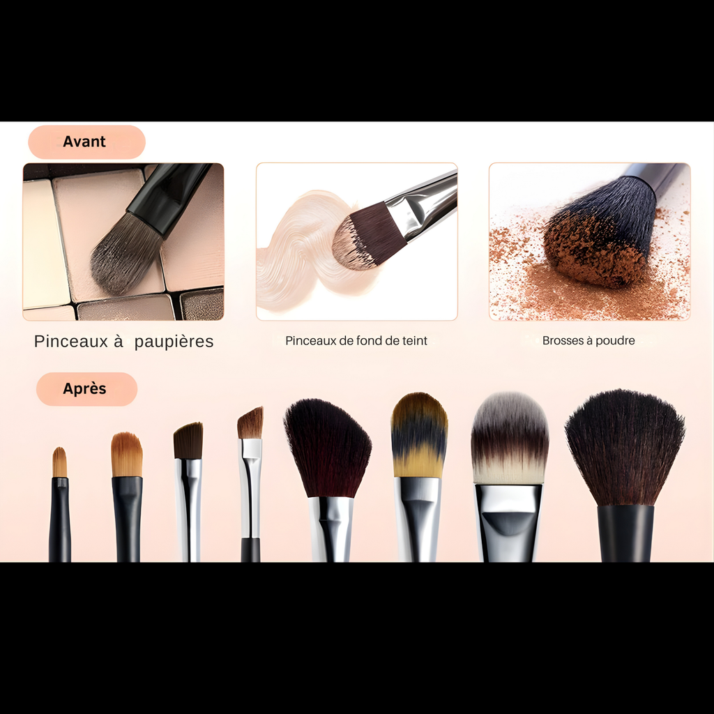 Nettoyeur de Pinceaux de Maquillage Électrique USB